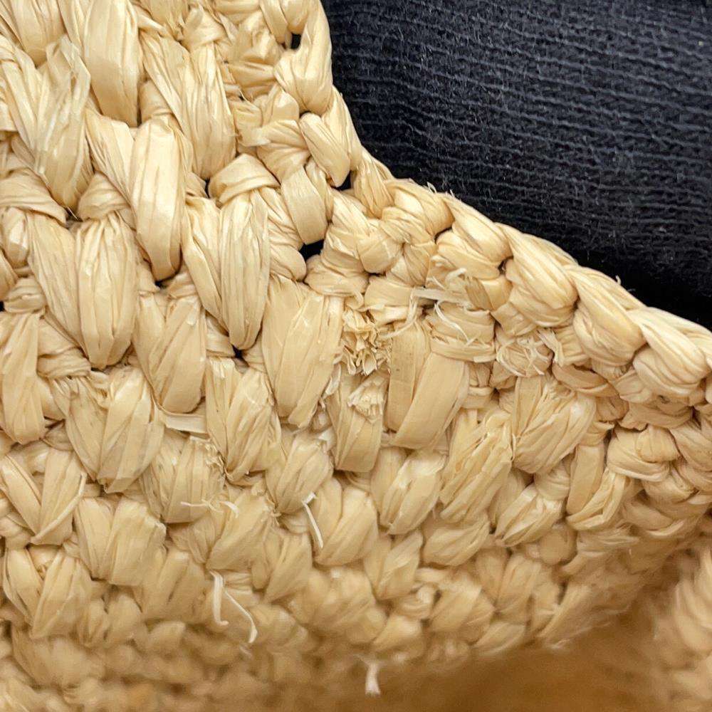 Loewe Font Tote Raffia Handbag Shoulder Bag Basket - Picture 7 of 12